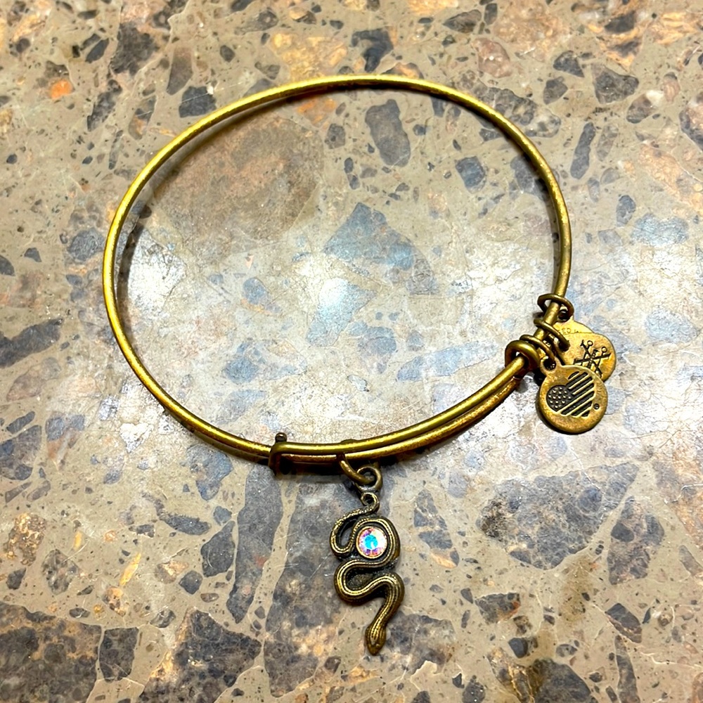 Alex and Ani gold bracelet